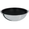 New CRISTEL Wok Casteline Ø 28 cm Manche Amovible Anti-Adhésif Inox