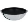 Hot CRISTEL Wok Casteline Ø 24 cm Manche Amovible Anti-Adhésif Inox