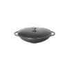 CHASSEUR Wok en Fonte 37 cm Caviar