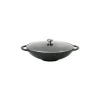 Sale CHASSEUR Wok en Fonte 37 cm Noir Mat