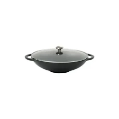Sale CHASSEUR Wok en Fonte 37 cm Noir Mat