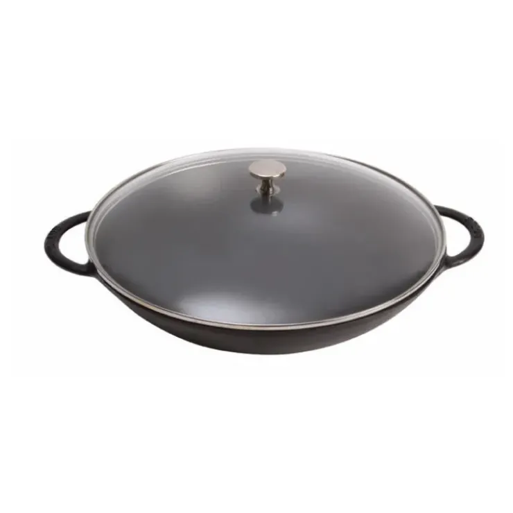 Best STAUB Wok en Fonte 37 cm Noir