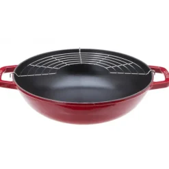 Online STAUB Wok en Fonte 30 cm Rouge