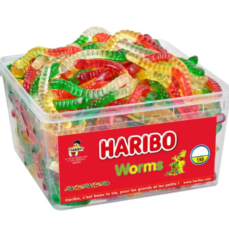 Discount HARIBO Worms x 150 - Boîte Bonbon