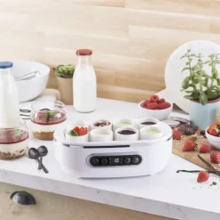 Sale CUISINEADDICT Yaourtière Végétale 8 pots Multifonction 20W Siméo